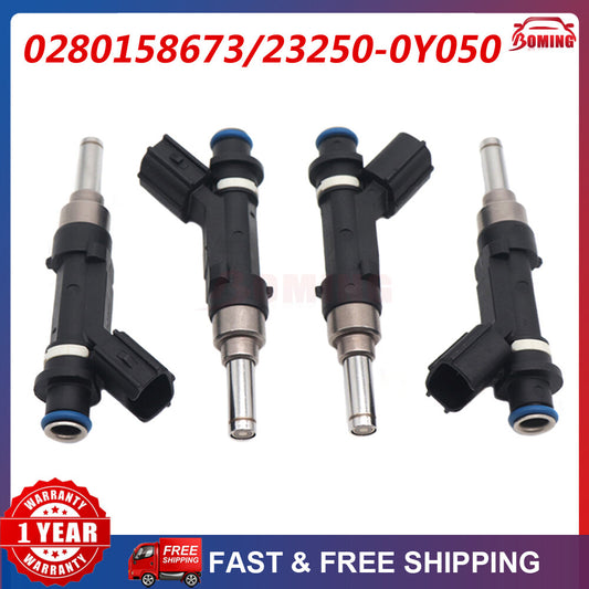 new 4-piece fuel injector kit 0280158673, suitable for Jaguar XJ8, XK8, S-type, and for Land Rover LR3.
