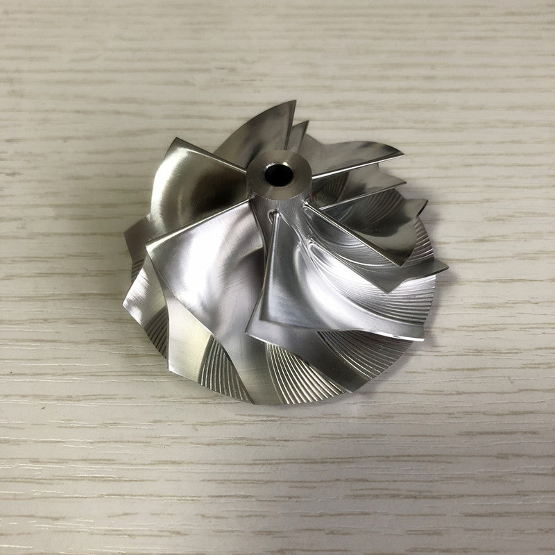 GT15-25 51.90/64.00 mm 6+6 Blade High-Performance Billet Compressor Wheel
