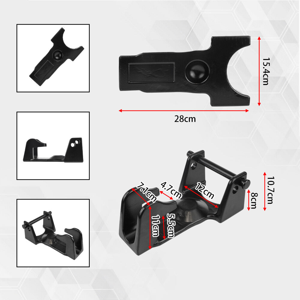 Black Gooseneck Hitch Lock Trailer Lock TL-50 Coupler Lock for Heavy Trailer RVs