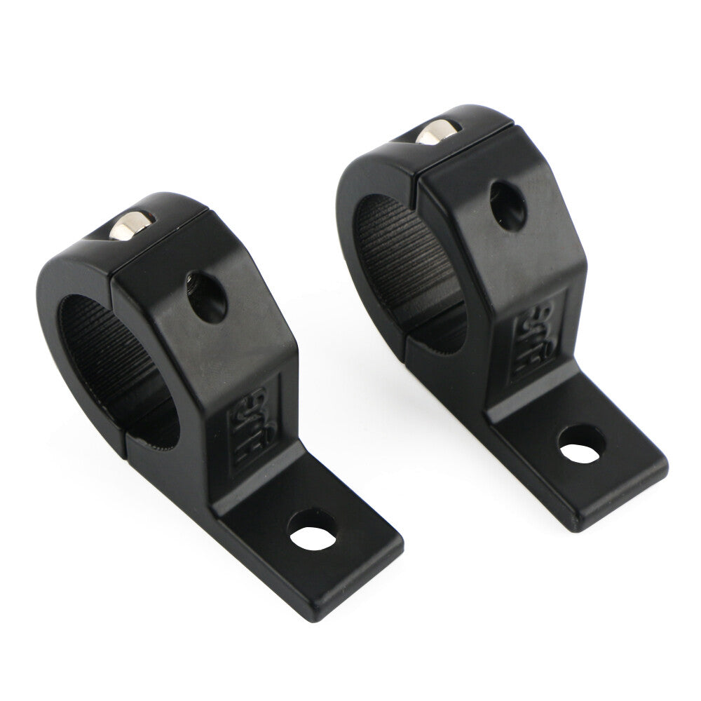 A pair of 1.15-inch mounting brackets with cage tubes and roller brackets are suitable for LED light strips.