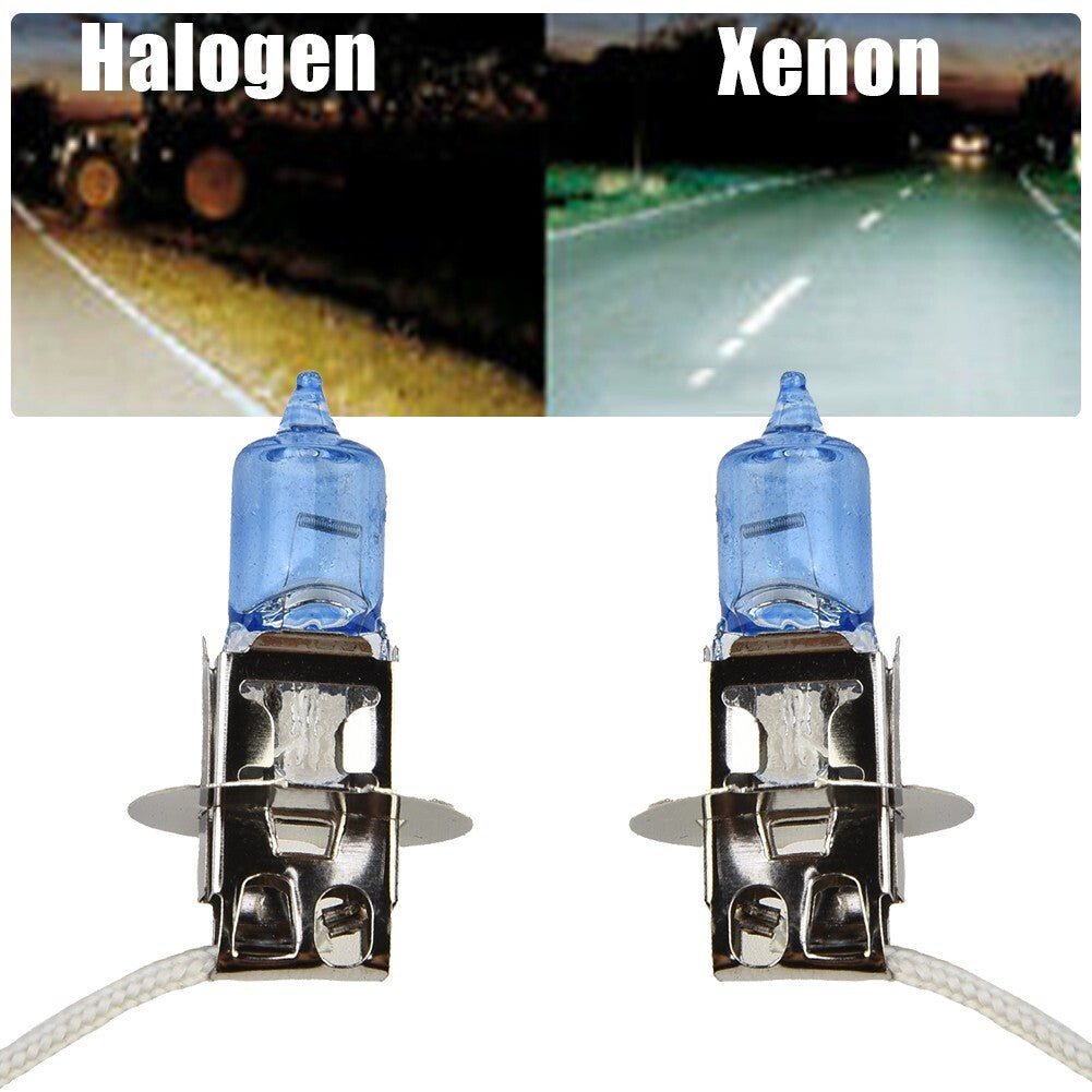 Fog light car bulb 100W 12V 453 socket H3 halogen lamp set xenon lamp appearance
