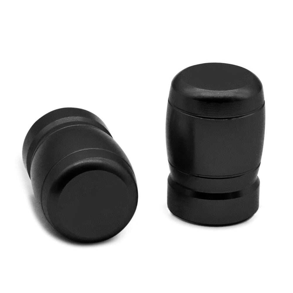 CNC Tire Valve Air Port Cover Cap Fit for HONDA PCX125 PCX150 Black Motorcycle Pair