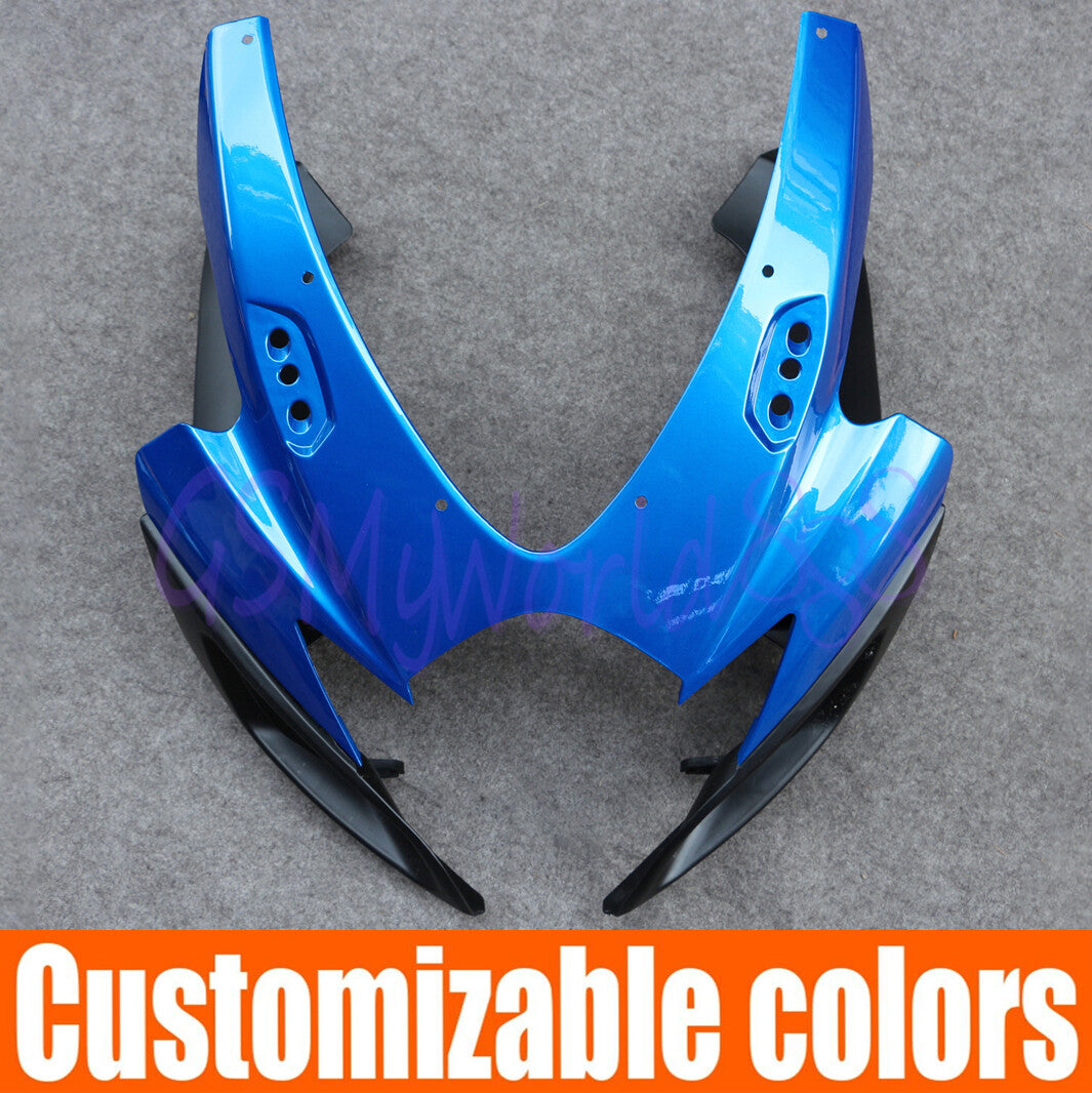 Fit for Suzuki GSXR600/750 K6 2006-2007 Front Upper Fairing Headlight Cowl Nose