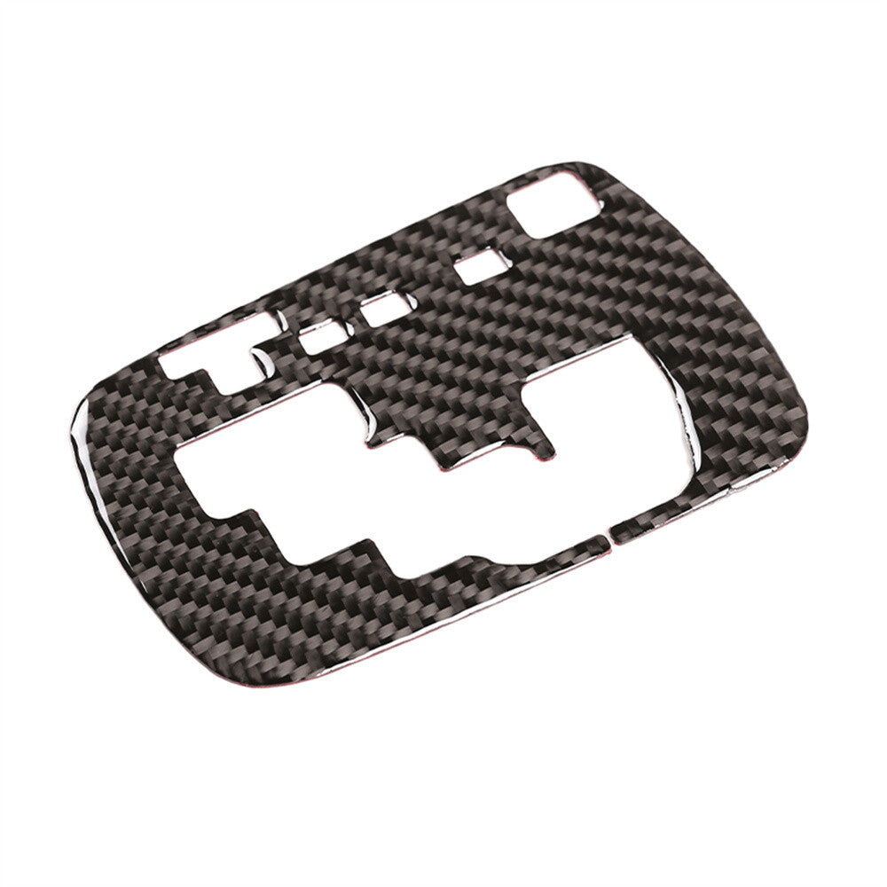 For T@yota Hilux Revo 2015-2021 Carbon Fiber Central Control Gear Indicator Trim