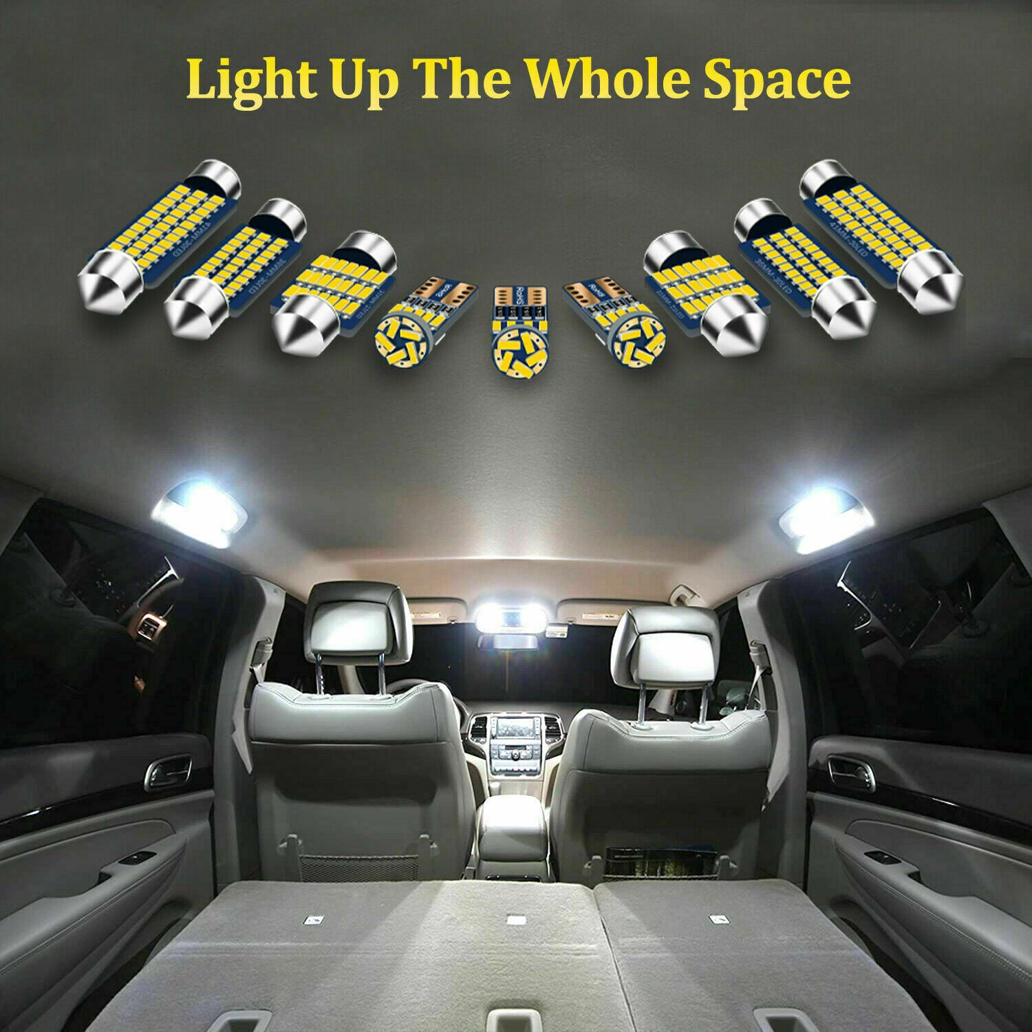 20x Interior LED Light Bulbs Kit for Benz W204 C250 C350 C300 2008-2014