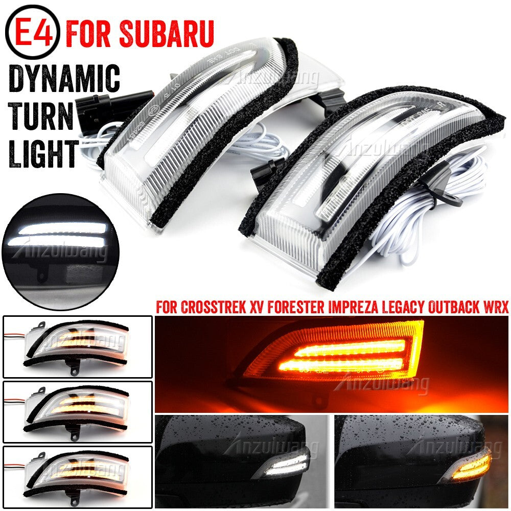 Dynamic Turn Signal Light for Subaru Crosstrek Forester Impreza Legacy Outback