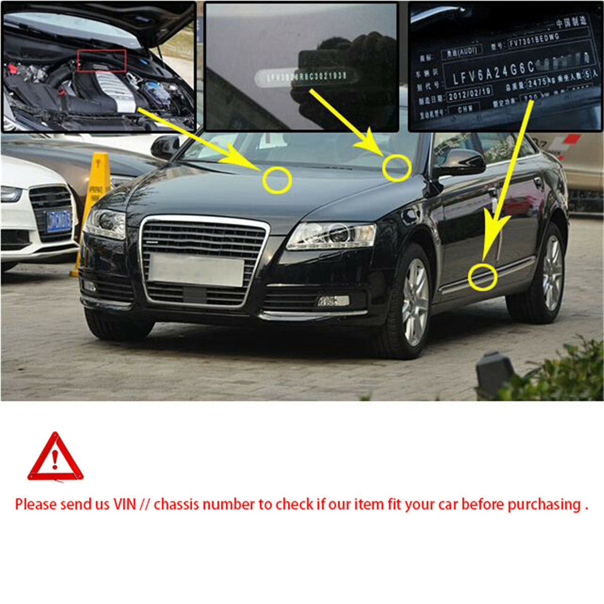 VR6 3.6L engine piston and piston ring kit suitable for Volkswagen Touareg and for Audi Q7 03h198151b