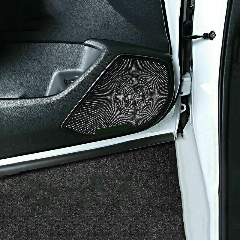 for Honda Accord 2018-2022 Black titanium Inner Door Horn Speaker Cover Trims