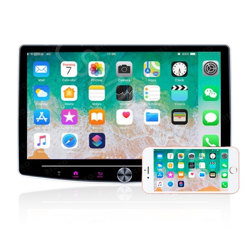 Android Car Player Radio For Apple Carplay 10in 1Din Stereo GPS Touch Screen Cam