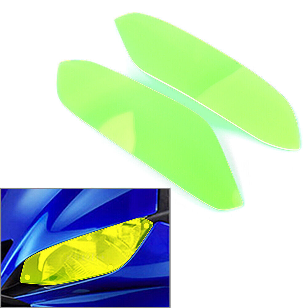 Front Headlight Guard Shield Screen Lens Cover for YAMAHA YZF R3 R25 18-21 Green
