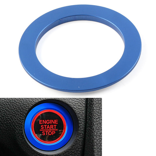 for Honda for Civic 10th Generation 2016-21 Engine Start Stop Button Ring Trim Blue