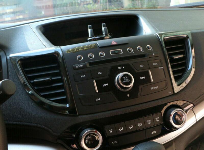 for Honda CRV CR-V 12-2016 Black Titanium Middle Console Air Outlet Vent Trim 2
