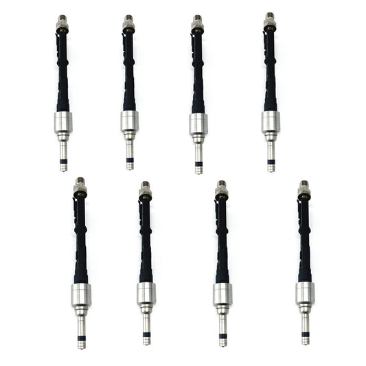 8-piece fuel injector pack suitable for BMW M5, M6, X5, X6 550i, 650i, 750i 4.4L. 13647645956