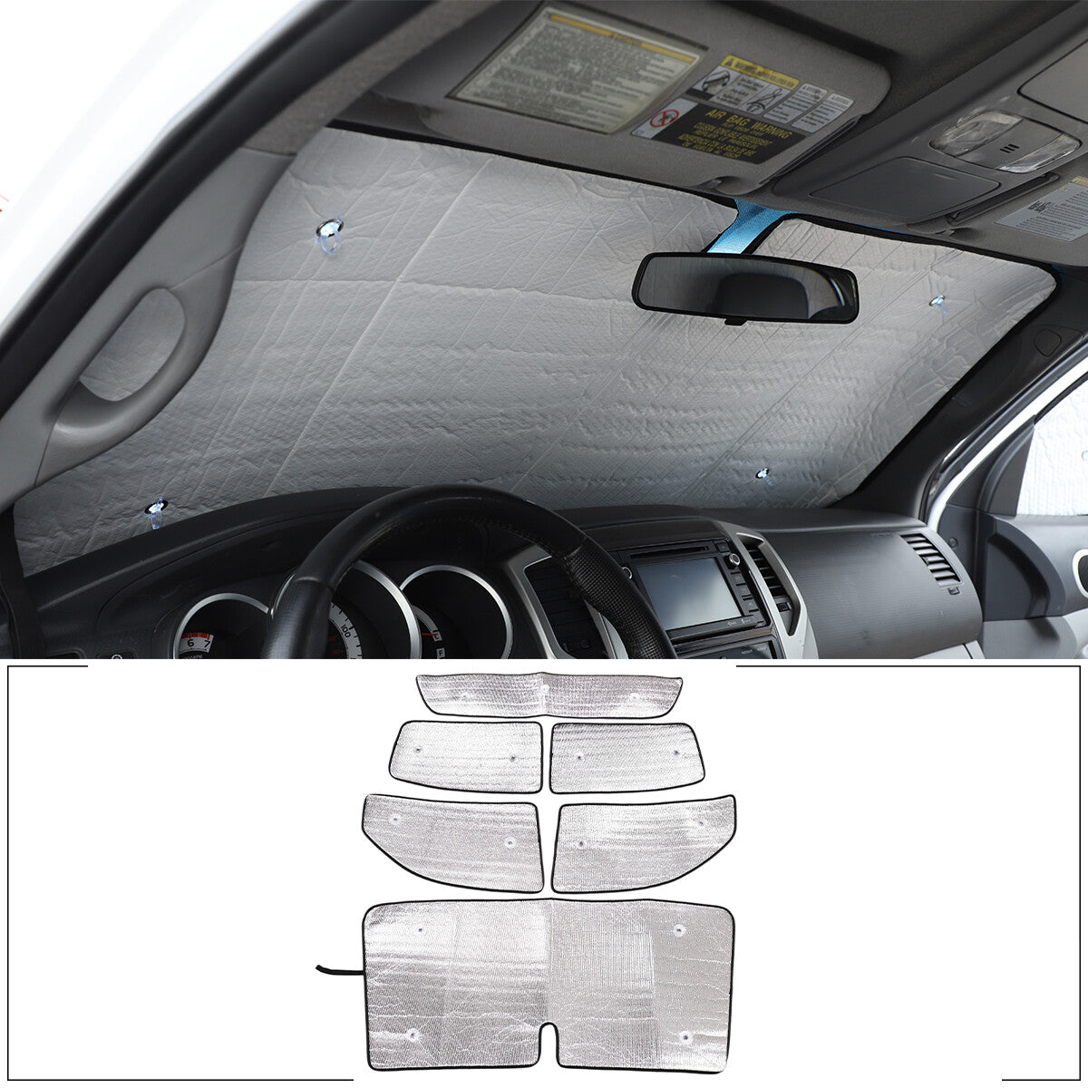 2-Piece Carbon Steel Front Hood Lifting Support and Shock Absorber for Corvette C6 2005-2013