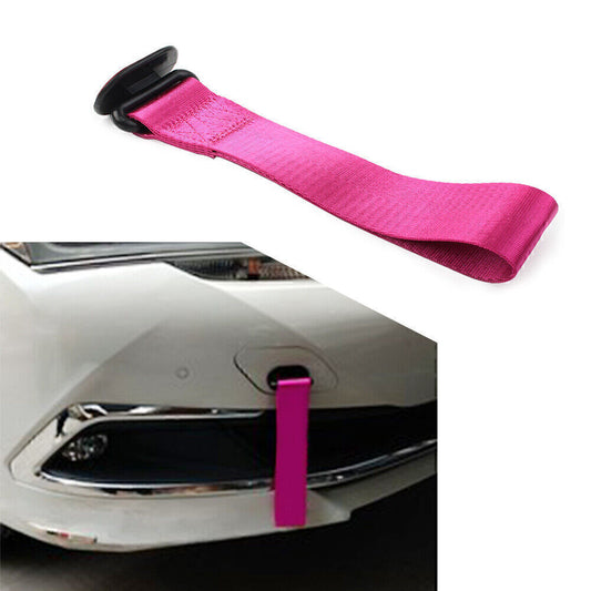 Auto Racing Tow Towing Strap High Strength Sports Front Rear Bumper Hauling Hook