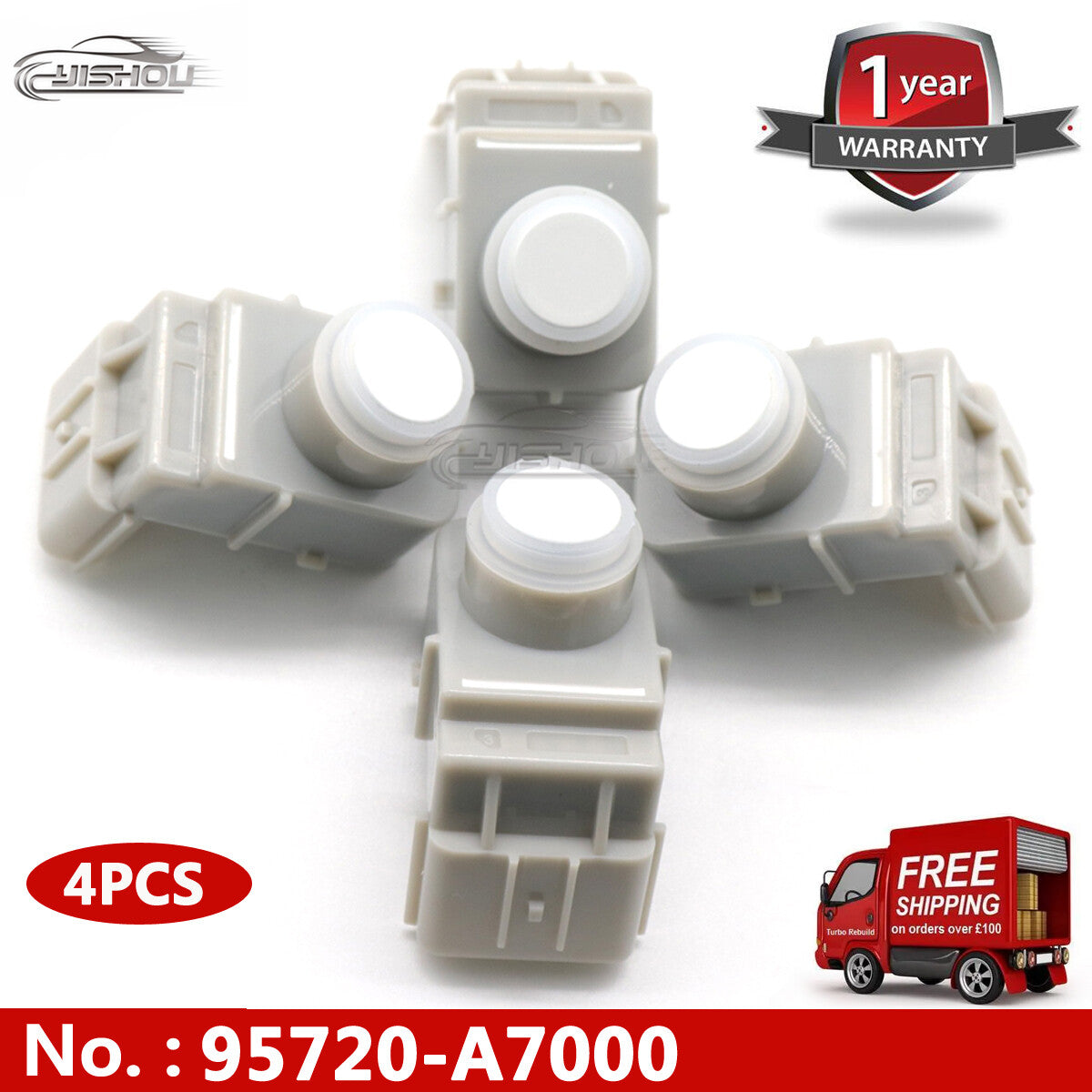 4-Pack PDC Parking Sensor Bumper Reversal for Hyundai IX35 and for Kia Cerato 95720-A7000