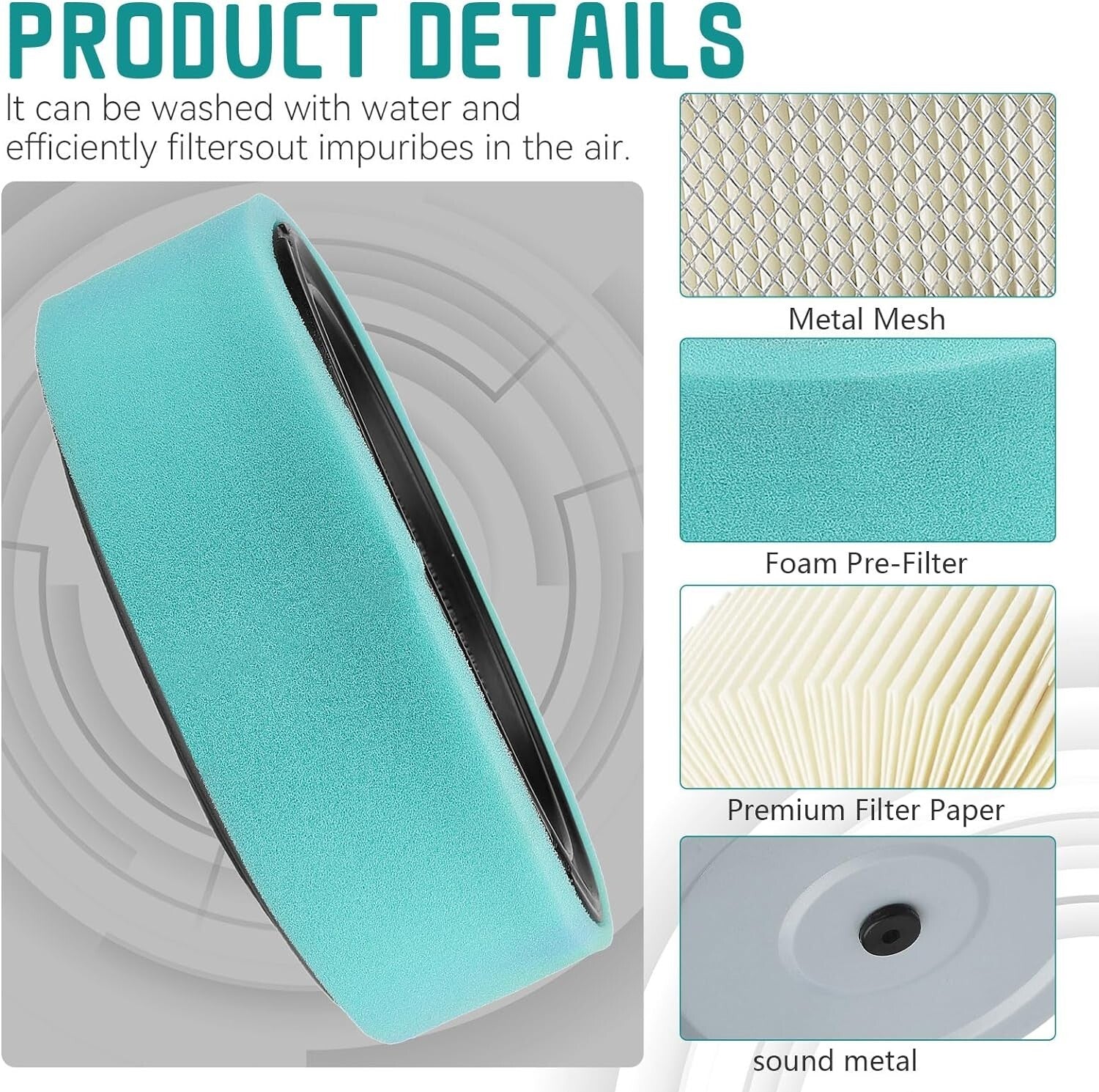 Air Filter for Robin 263-32610-01 for Subaru 0187-6068 263-32610-01 Robin EH63 EH64