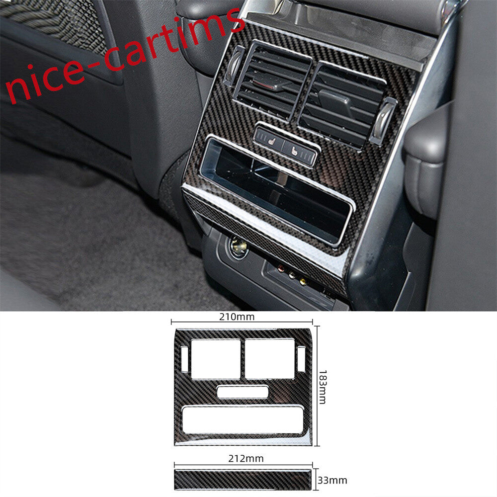 Carbon Fiber Rear Air Vent Outlet Panel Cover For LR for Range Rover Sport 2014-2017