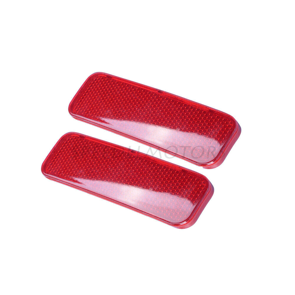 2Pcs Rear Bumper Reflector Left Right for Ford Transit Connect Tourneo Red