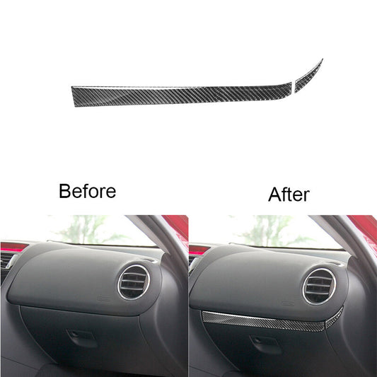 for Mazda RX-8 2004-08 Carbon Fiber for Co -pilot Storage Box Handle Decor Cover Trim