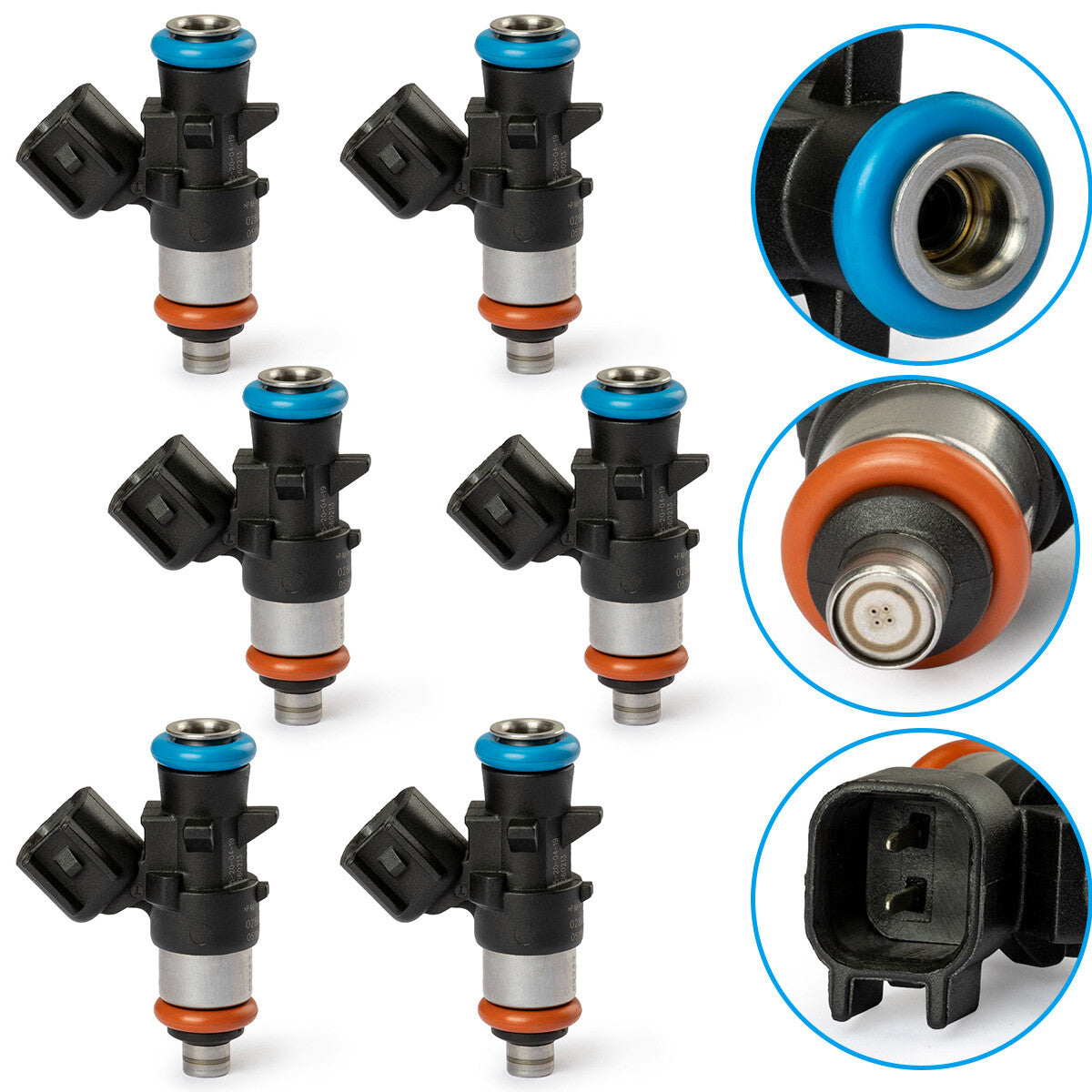 NEW for Jeep for Chrysler for Dodge Injector Set of 6PCS 3.6L 0280158233 5184085AD