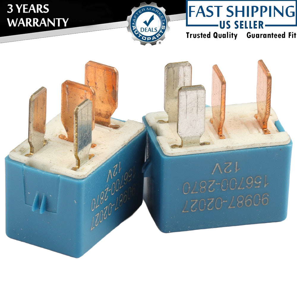 2PCS Relay Module Unit 90987-02027 90080-87026 Fit for Toyota Prius for Lexus 4Runner