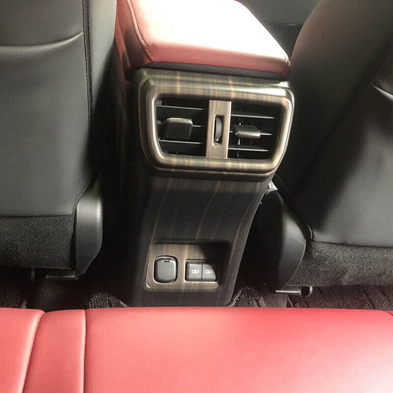 For 2022-2024 for Lexus NX250 350 350h Wood Grain Rear Air Outlet Vent Panel Cover