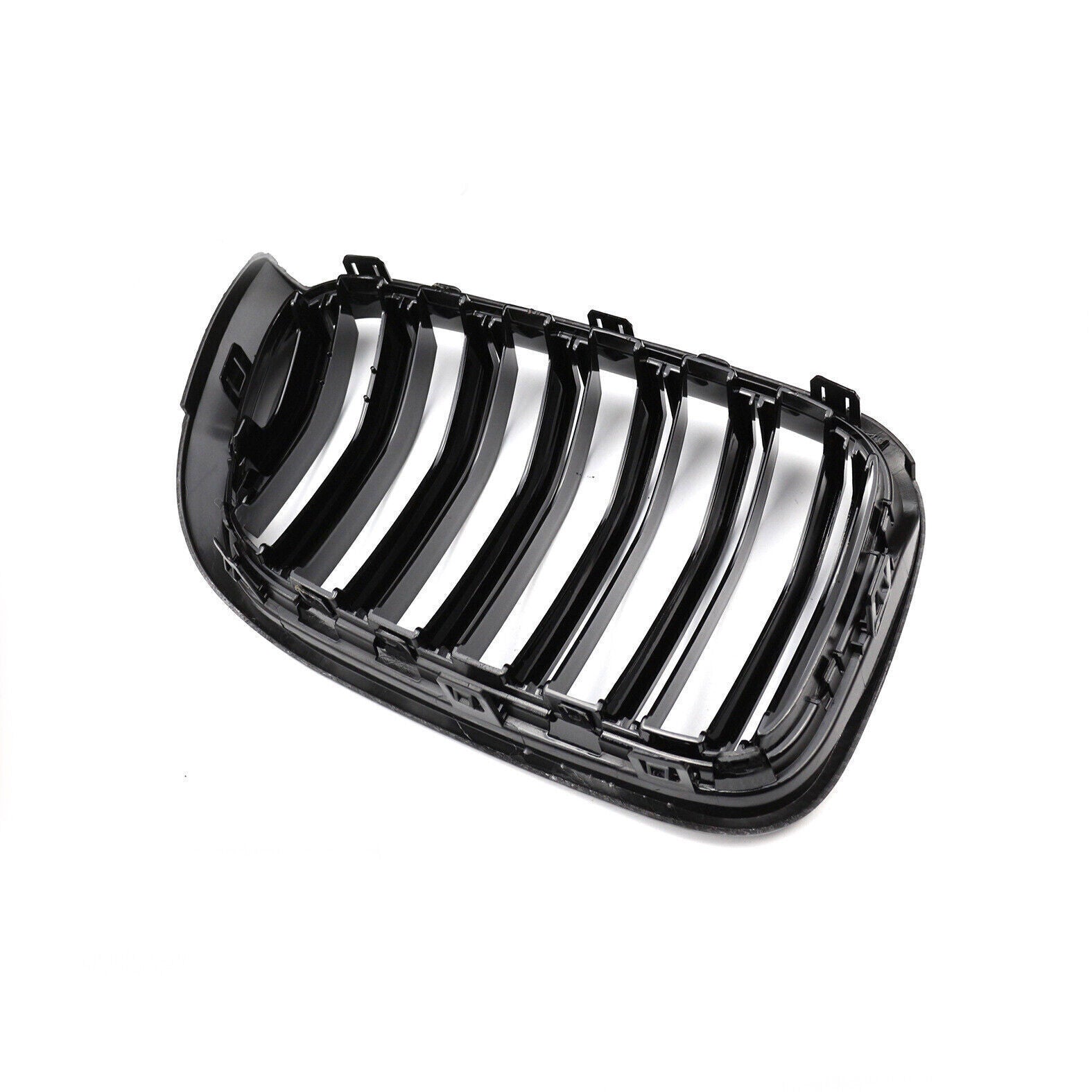 For 2011-18 for BMW X3 X4 F25 F26 Carbon Fiber ABS Double Line Print Front Grille 2x