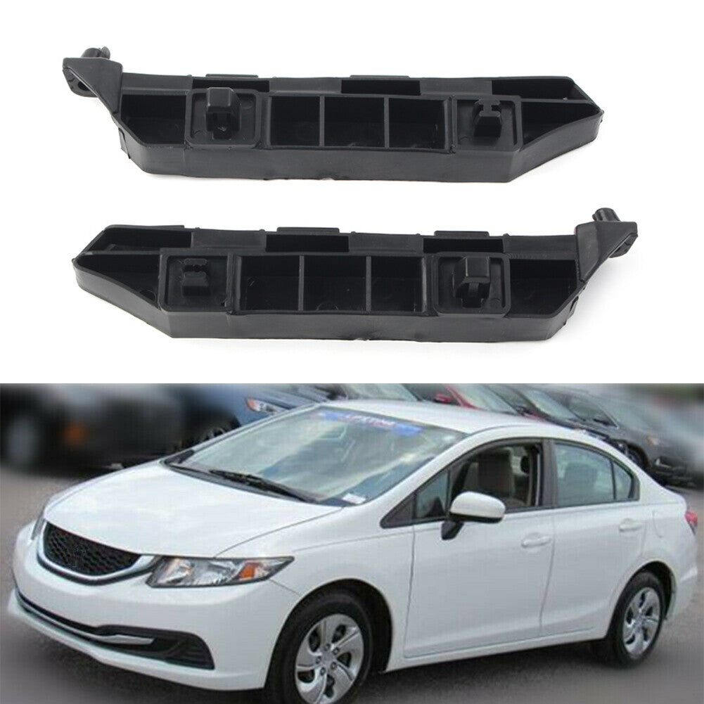 2x Front Bumper Bracket Beam Mount Support Fit for CIVIC Sedan 2012 2013 2014 2015