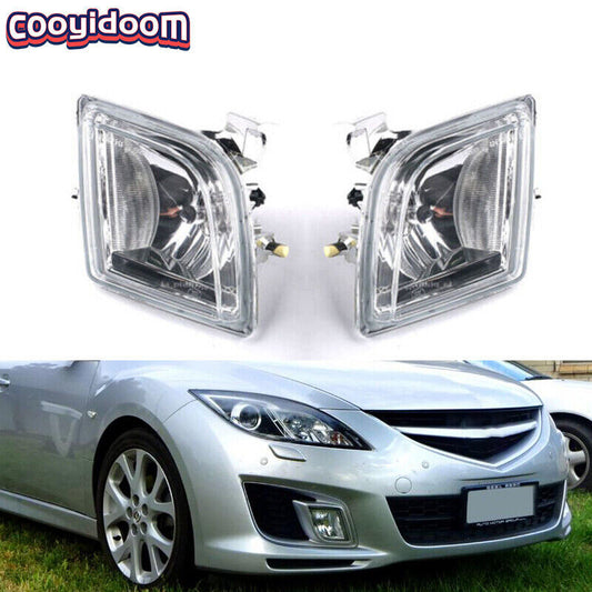 For 2010 for Mazda 6 Front Bumper Fog Lights Fog Lamps With Bulbs LHRH