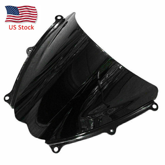Front Windscreen Windshield Double Bubble Black for Suzuki 2007 2008 GSXR1000 K7