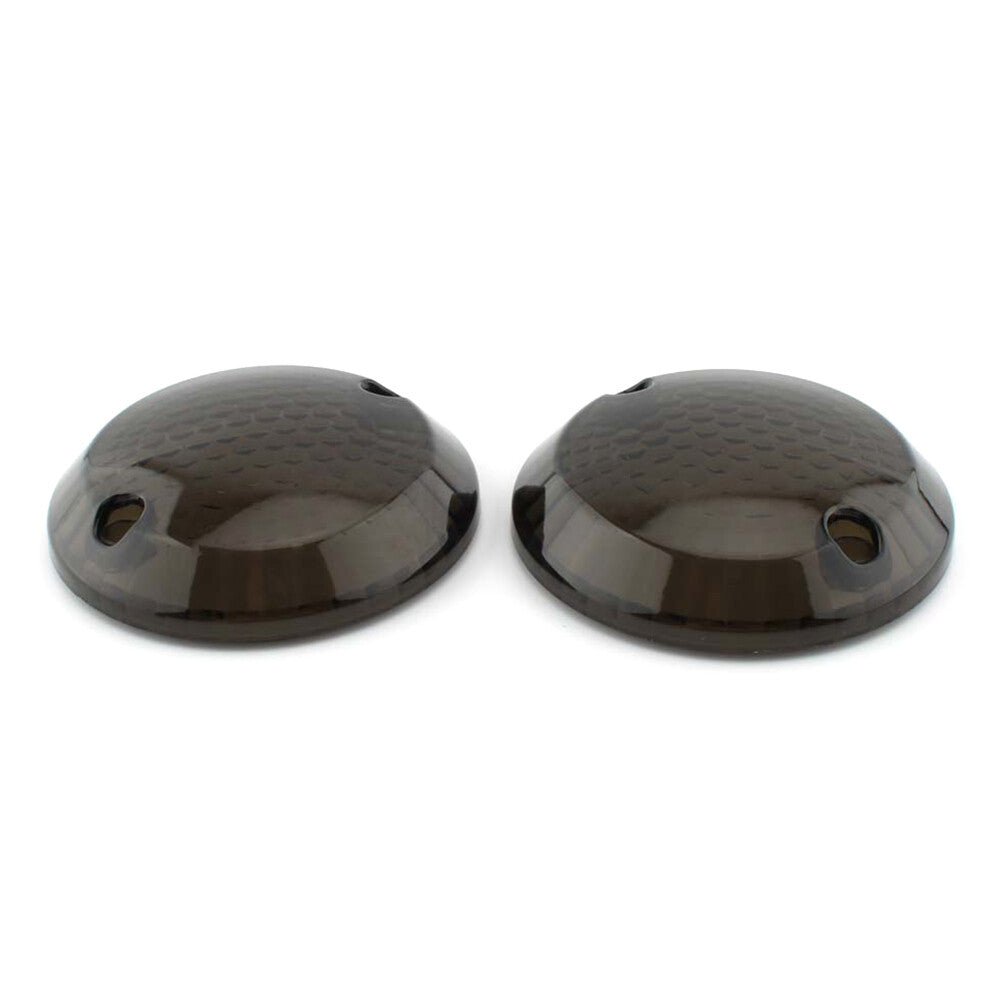 2x Motorcycle Turn Signal Light Lens Cover for Suzuki Intruder 1400 VX800 Smoke