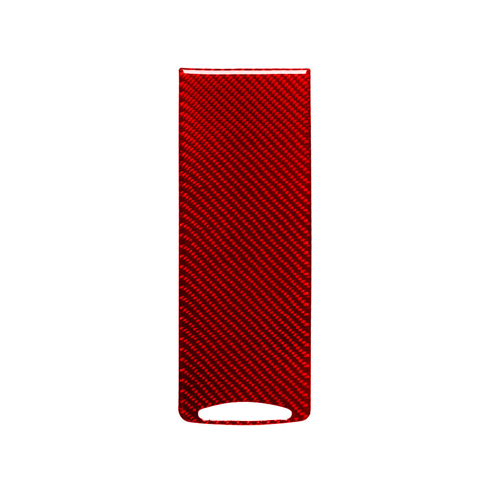 Red Carbon Fiber Cup Holder Panel Cover Trim For Land for Range Rover Sport 2014-17