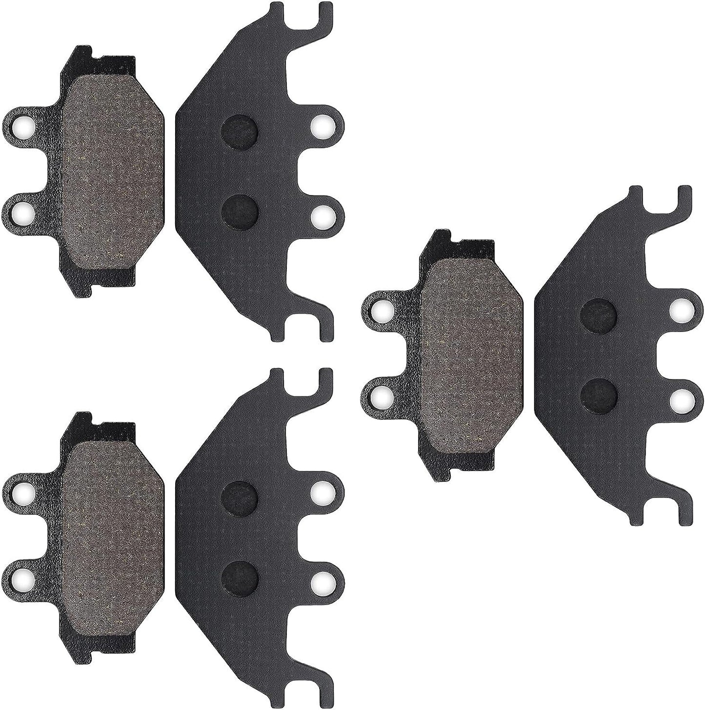 Front and Rear Brake Pads for Kawasaki KVF300 KYMCO MXU 250 300 500 UXV 500 700