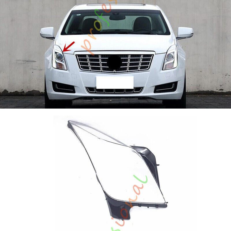 for Cadillac XTS 2013-2017 Right Side Headlight Clear Replace Lens + Sealant