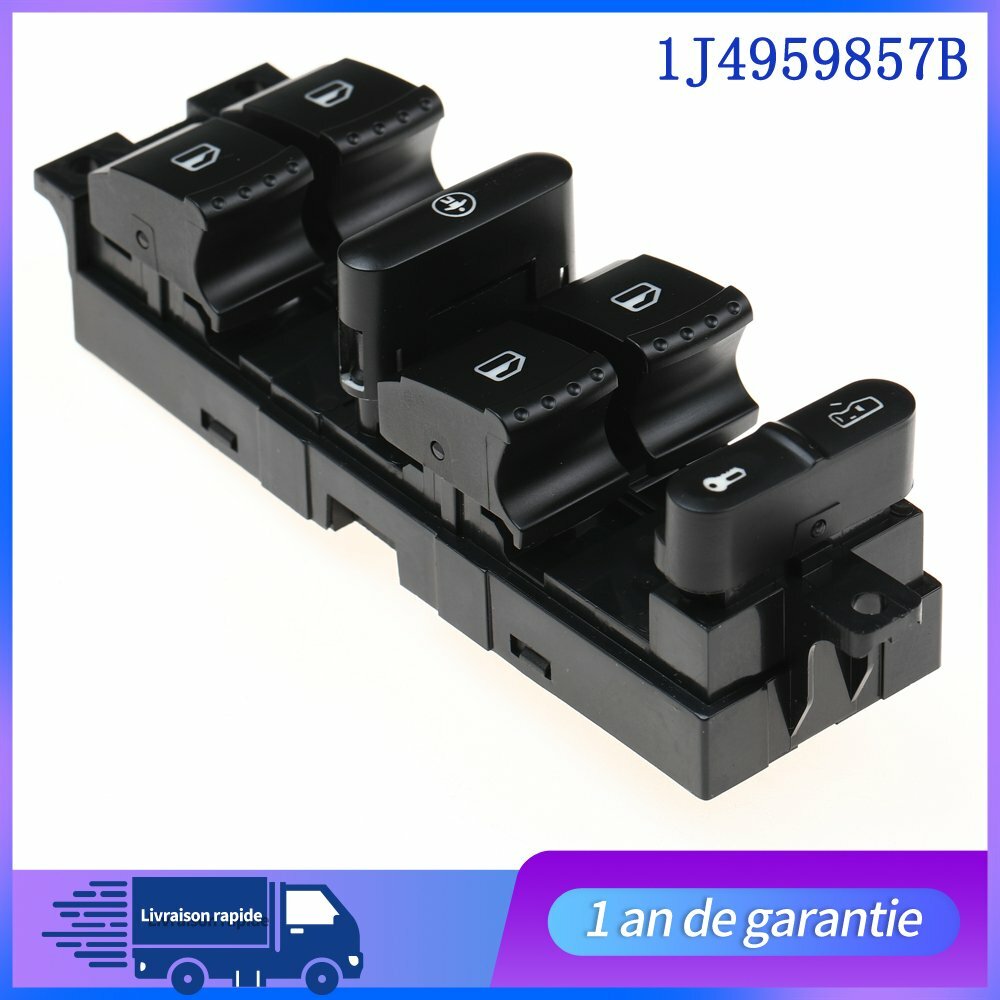 1J4959857 BOUTON COMMANDE LEVE VITRE ELECTRIQUE Fits for VW for BORA for GOLF IV 4 for PASSAT B5