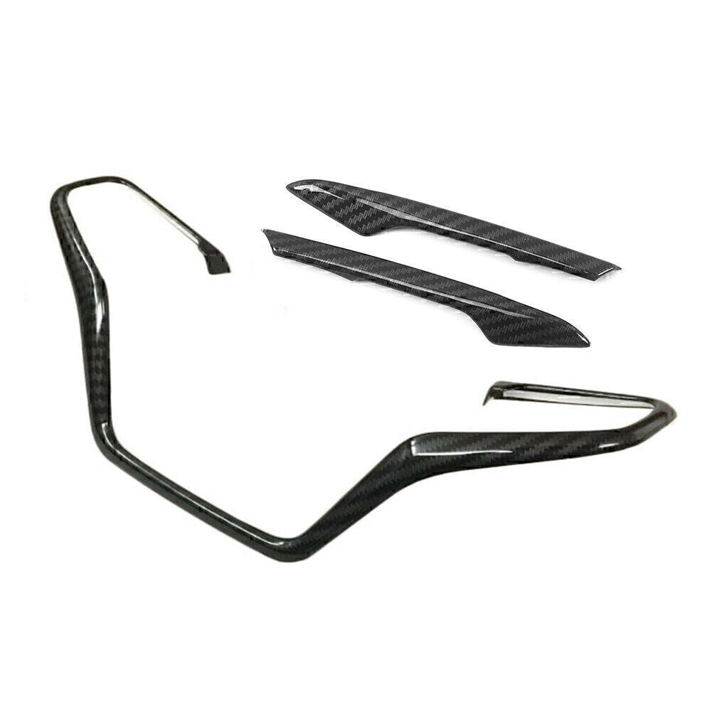 Fit for Honda CR-V CRV 2017-2020 2018 19 Carbon Fiber Style Look Steering Wheel Trim