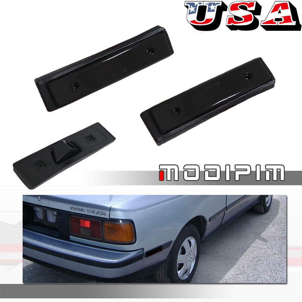 Compatible with 86-89 for Toyota Celica GT GT GTS LH Right-hand smoked rear fender side marker light lens
