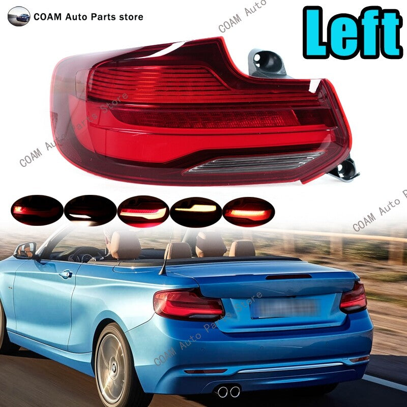 Left LED turn signal light and brake light for BMW 2 Series LCI F22 F23 F87 M2 2019 2020