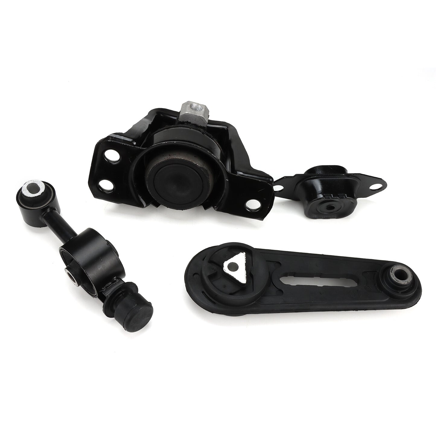 Set 4PCS for Nissan Cube Tiida Versa 1.8L Black Engine Motor Mounts Trans Mount
