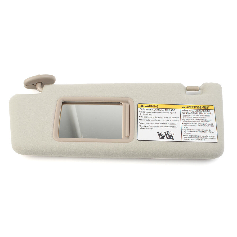 1X Left Driver Side Beige Sun Visor For 2005-2012 2011 for Toyota Tacoma US STOCK