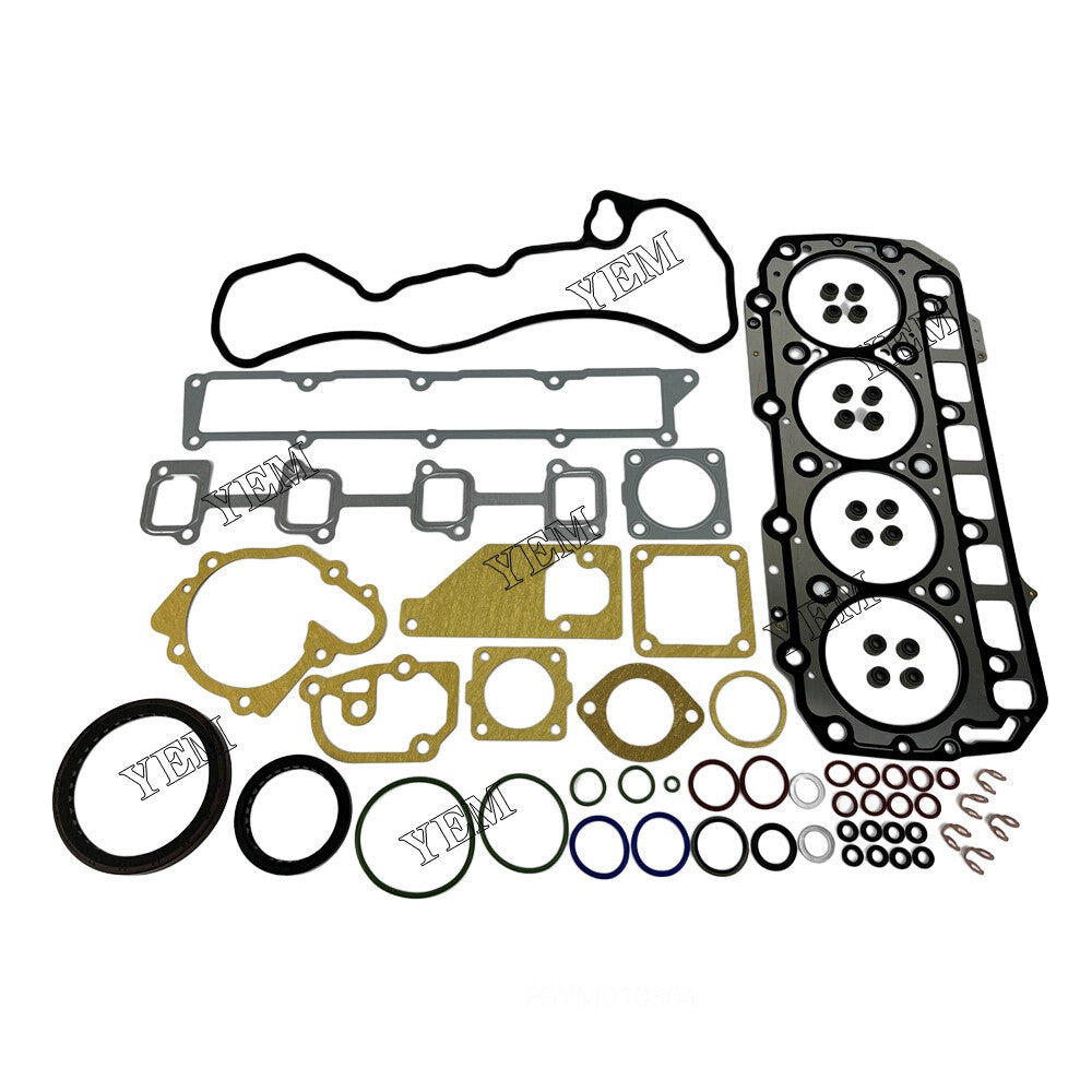 4TNV94 gasket kit with head gasket BH5444E suitable for Myanmar engines.