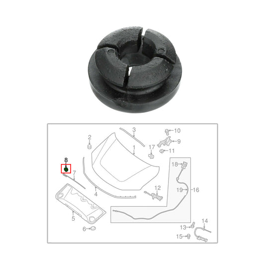 Fits for Nissan for Altima Quest Sentra 240SX #65512-R3000 Hood-Support Prop Rod Grommet