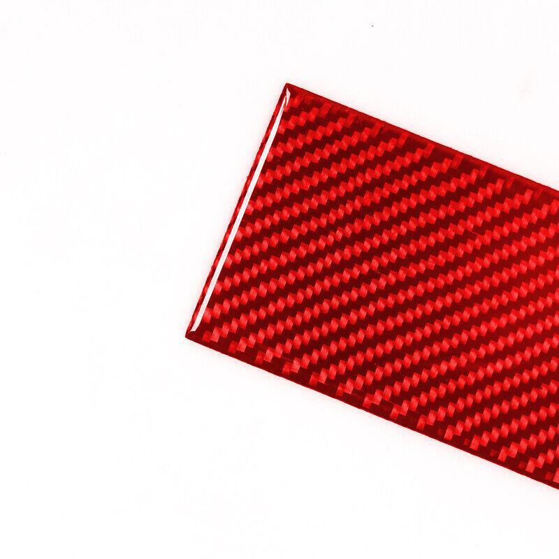 for infiniti G37 2010-13 Red Carbon Fiber Middle Console for Seat Heating Panel Trim