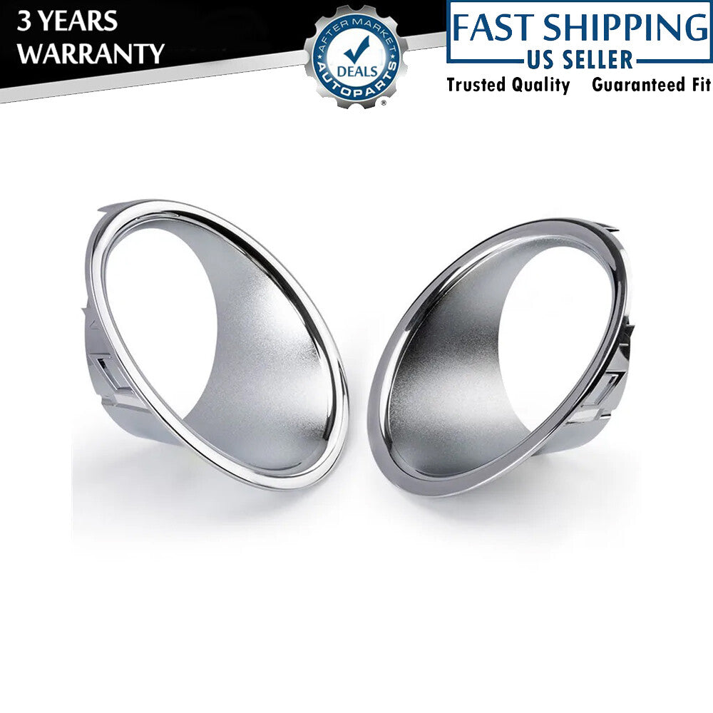 A Pair Bumper Fog Light Trim Cover Fits for Mini Clubman R55 2007-11 51112753661