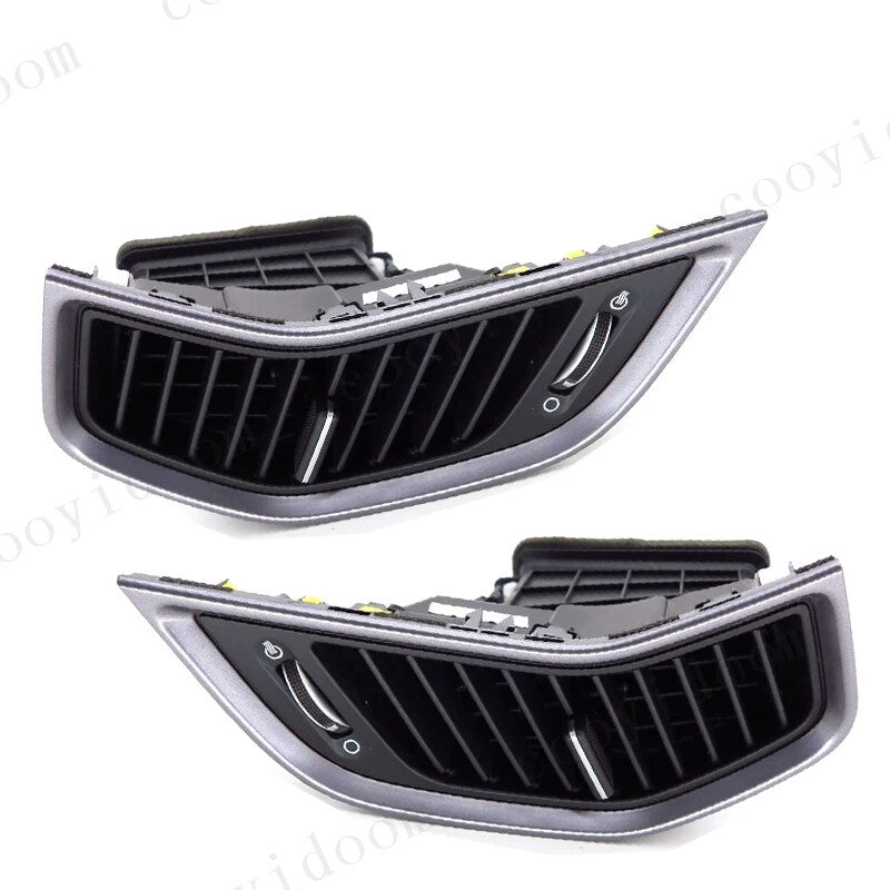 RH Center Air Conditioning Vent Grill With Chrome Plate for Hyundai FeIX45 13-17