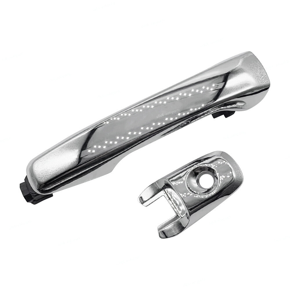 Front Left Side Exterior Door Handle All Chrome Fits 2011-2017 for Ford Explorer