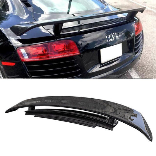 Carbon fiber is suitable for 07-15 for Audi R8 GT V8 V10 Coupe Trunk Wing rear boot boiler.