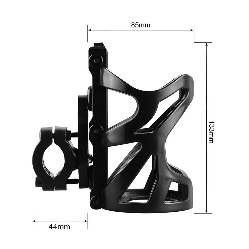 Handlebar Cup Adjustable Holder Mount Drink Water Bottle For Motorcycle ATV Bike