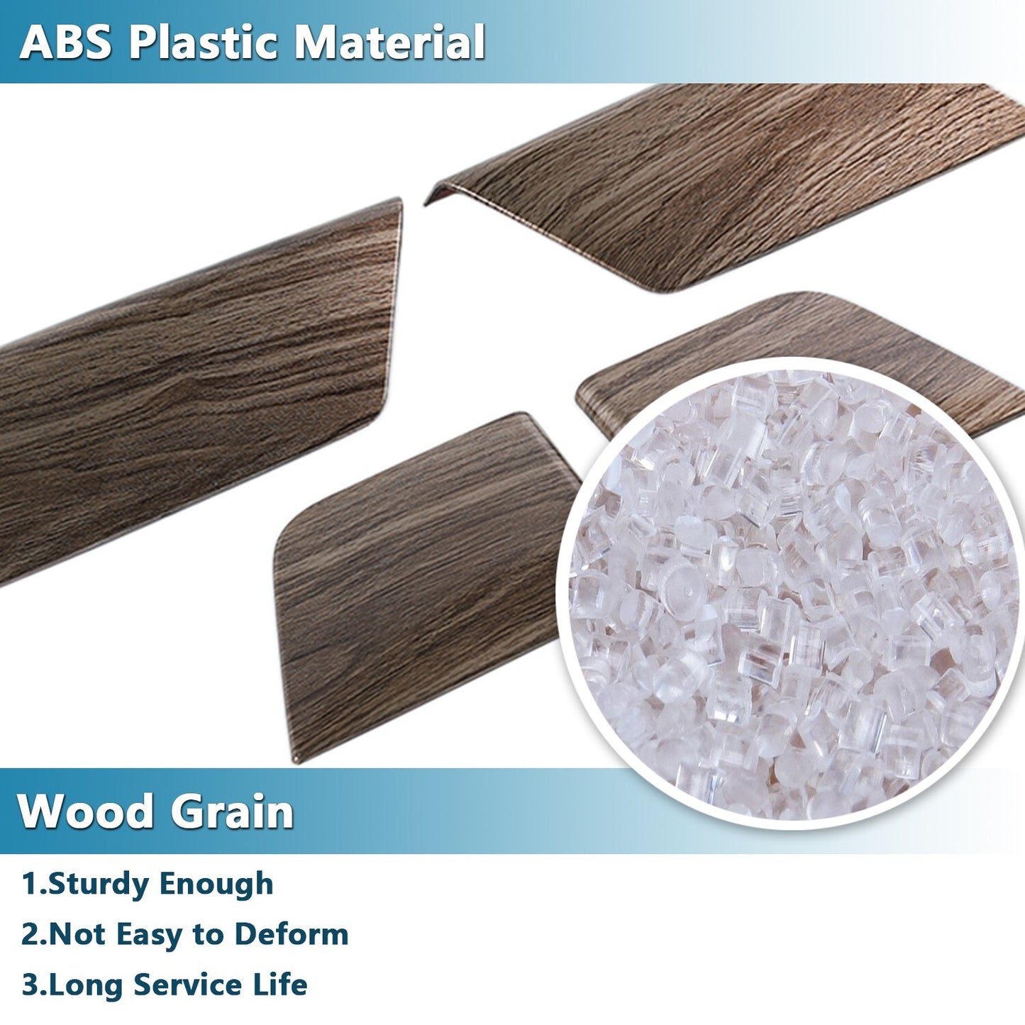 Wood Grain Front Rear Inner Door Panel Cover Trim for Ford F150 2021 2022 2023